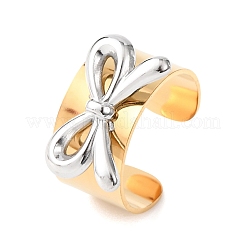 304 Stainless Steel Cuff Open Rings&nbsp;LS-RJEW-H266-01GP-01