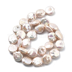 Natural Baroque Keshi Pearl Beads Strands&nbsp;PEAR-B004-16D-03A