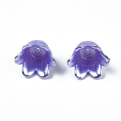 Spray Paint ABS Plastic Imitation Pearl Beads&nbsp;X-MACR-N013-001A
