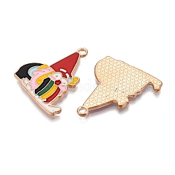 Christmas Theme Alloy Enamel Pendants&nbsp;ENAM-T020-33D