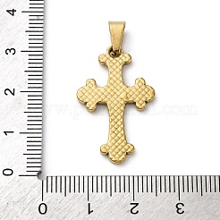 ステンレスペンダント201個  エナメル  PVD真空メッキ  長持ちメッキ  クロスチャーム  ゴールドカラー  28x18x2mm  穴：7x3mm&nbsp;STAS-C130-01A-G