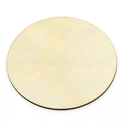 Natural Wood Flower Milestone Plaques&nbsp;WOOD-WH0026-01B