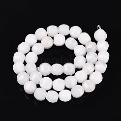 Natural White Jade Beads Strands&nbsp;G-Q608-08A-01