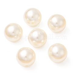 ABSプラスチックパール調ラウンドビーズ  ホワイト  20mm  穴：2.5mm  約120個/500g&nbsp;SACR-S074-20mm-A41
