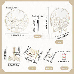 1 Set Wedding Guest Book Alternative&nbsp;AJEW-CP0005-27
