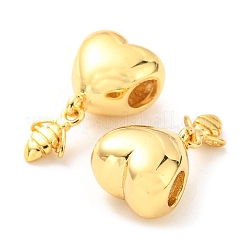 Brass European Beads&nbsp;KK-M247-06G