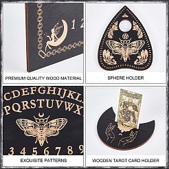 Wooden Witch Craft Sets&nbsp;DJEW-WH0063-30H