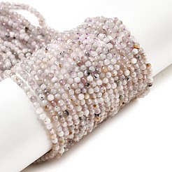 Natural Kunzite Beads Strands&nbsp;G-D340-A04-3mm