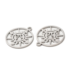 Non-Tarnish 304 Stainless Steel Pendants&nbsp;STAS-L020-009P