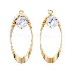 Brass Rhinestone Pendants&nbsp;KK-N216-411