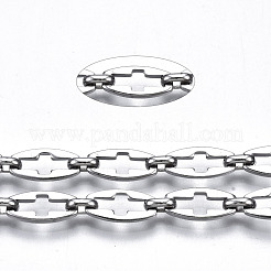 Tarnish Resistant 304 Stainless Steel Link Chains&nbsp;CHS-T003-16P-NF