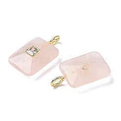 Natural Rose Quartz Pendants&nbsp;G-I391-03G-01