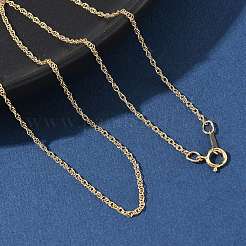 1/20 14K Gold Filled Singapore Chain Necklaces for Women Men&nbsp;NJEW-Z068-10G