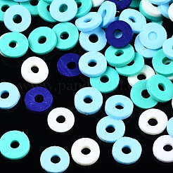 Handmade Polymer Clay Beads Strands&nbsp;CLAY-R089-6mm-T02B-14
