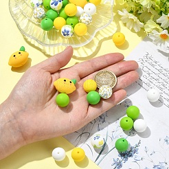 43Pcs 7 Styles Silicone Beads&nbsp;SIL-YW0002-62