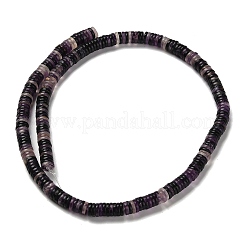 Natural Purple Fluorite Beads Strands&nbsp;G-G175-N24-01