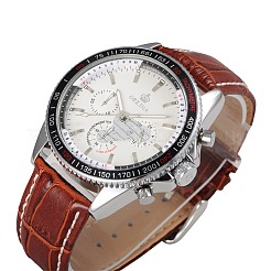 Stainless Steel Leather Wrist Watch&nbsp;WACH-A002-07