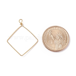 Copper Open Back Bezel Pendants&nbsp;PALLOY-JF01151-05