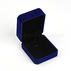Rectangle Velvet Pendant Boxes&nbsp;VBOX-TAC0001-03C