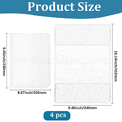 PVC Transparent Book Covers&nbsp;DIY-GF0013-24B