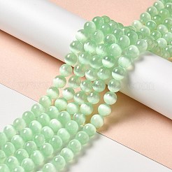 Natural Selenite Beads Strands&nbsp;G-P493-01H