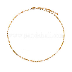 304 Stainless Steel Paperclip Chain Necklaces&nbsp;BZ2870