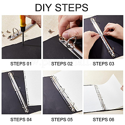 A4 Steel Binding Combs&nbsp;DIY-GF0014-03B
