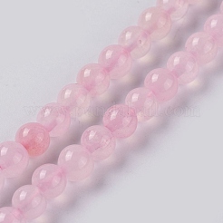 天然ローズクォーツペンダントネックレス  真鍮パーツ  ヨガ/チャクラ  29.9インチ（76cm）  ビーズ：3~6.5mm  ペンダント：43x34x7~9mm&nbsp;NJEW-I109-B06
