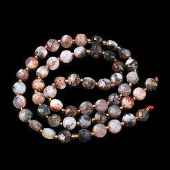 Natural Red Tree Agate Beads Strands&nbsp;G-K389-B89-01