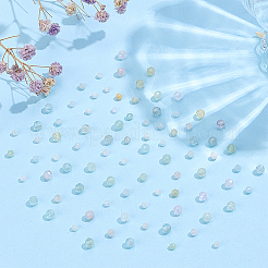 150個 3スタイル 天然モルガナイトビーズ  多面カットラウンド  2~4mm  穴：0.3~1mm  50個/スタイル&nbsp;G-WR0001-08