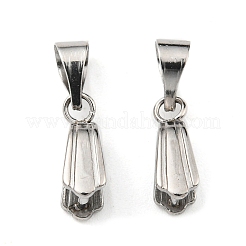Non-Tarnish 304 Stainless Steel Ice Pick Pinch Bails&nbsp;STAS-G310-16P