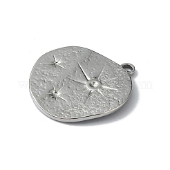304 Stainless Steel Pendant Rhinestone Settings&nbsp;STAS-L022-443P