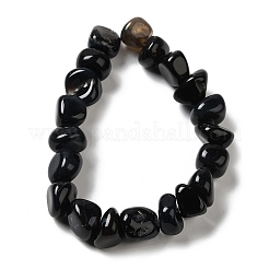 Natural Black Agate Beads Strands&nbsp;G-H295-B01-15