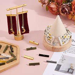 300Pcs 3 Colors Iron Ribbon Ends&nbsp;FIND-GA0008-14