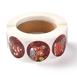Christmas Theme Self-Adhesive Paper Gift Tag Stickers&nbsp;DIY-I054-03A