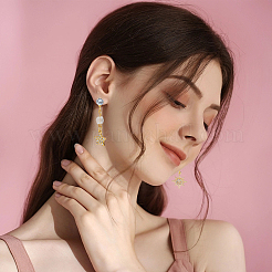 Brass Stud Earring Findings & Plastic Ear Nuts&nbsp;KK-FH0003-76