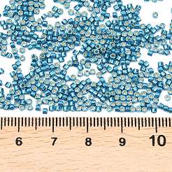 MIYUKIデリカビーズ  シリンダー  日本製シードビーズ  11/0  (db2513)duracoat 亜鉛メッキ カプリ ブルー  1.3x1.6mm  穴：0.8mm  約2000個/10g&nbsp;X-SEED-J020-DB2513