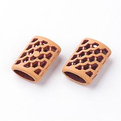 模造ウッドアクリルビーズ  長方形  ペルー  15x11x5.5mm  穴：8x3mm  約1580個/500g&nbsp;SACR-Q186-39
