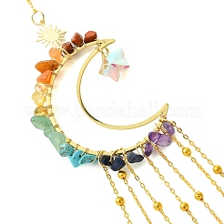 Teardrop Glass Pendant Decoration&nbsp;HJEW-JM02117