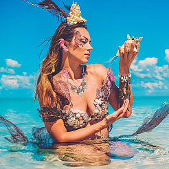 Natural Shell & Starfish Beach Jewelry Set&nbsp;SJEW-PH0001-14