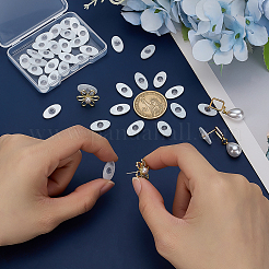 36Pcs Acrylic Ear Nut for Women&nbsp;FIND-FG0004-77