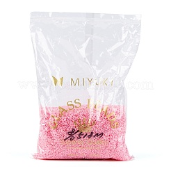 MIYUKIラウンドロカイユビーズ  日本製シードビーズ  8/0  （rr518)綿あめピンク裏地  8/0  3mm  穴：1mm  約19000~20500個/ポンド&nbsp;SEED-G008-RR0518