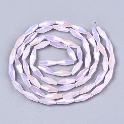 Electroplate Glass Beads Strands&nbsp;EGLA-S194-03A-B05