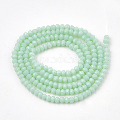 Opaque Solid Color Glass Beads Strands&nbsp;GLAA-S178-12B-10