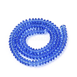 Transparent Glass Beads Strands&nbsp;GLAA-Q113-02A-A08