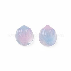 Two Tone Transparent Spray Painted Glass Beads&nbsp;X-GLAA-Q092-06-C03