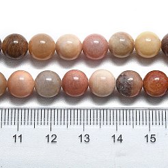 天然珪化木ラウンドビーズ連売り  8.5mm  穴：0.9~1mm  約46個/連  14.92''（37.9cm）〜14.96''（38cm）&nbsp;G-D356-C01-8mm