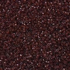MIYUKIデリカビーズ  シリンダー  日本製シードビーズ  11/0  （db1392)ダークトパーズ裏地ルートビア  1.3x1.6mm  穴：0.8mm  約20000個/袋  100 G /袋&nbsp;SEED-J020-DB1392