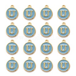 Golden Plated Alloy Enamel Charms&nbsp;LS-ENAM-S118-04U