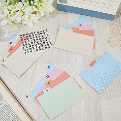 5Pcs Discbound Notebook Index Divider Sheets&nbsp;AJEW-CP0009-50